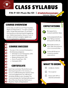 Class Syllabus